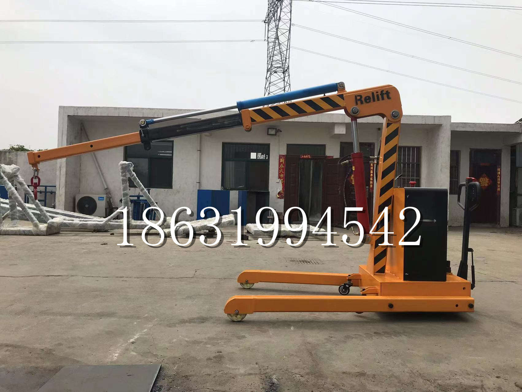 肥乡区久征定做3吨三轮随车吊 农用园林绿化移树吊 平板工程用小吊机